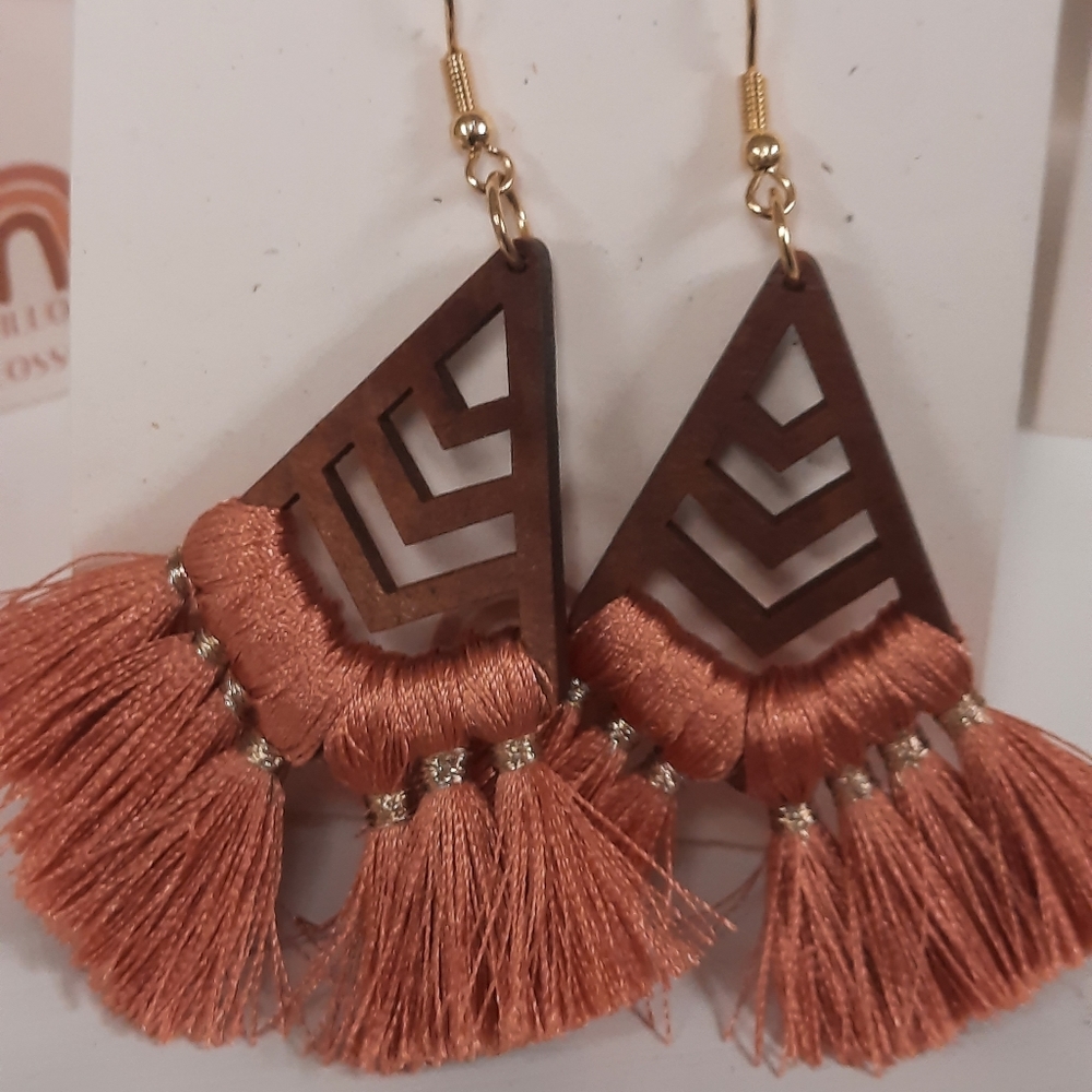 Women's boho tassel Earrings